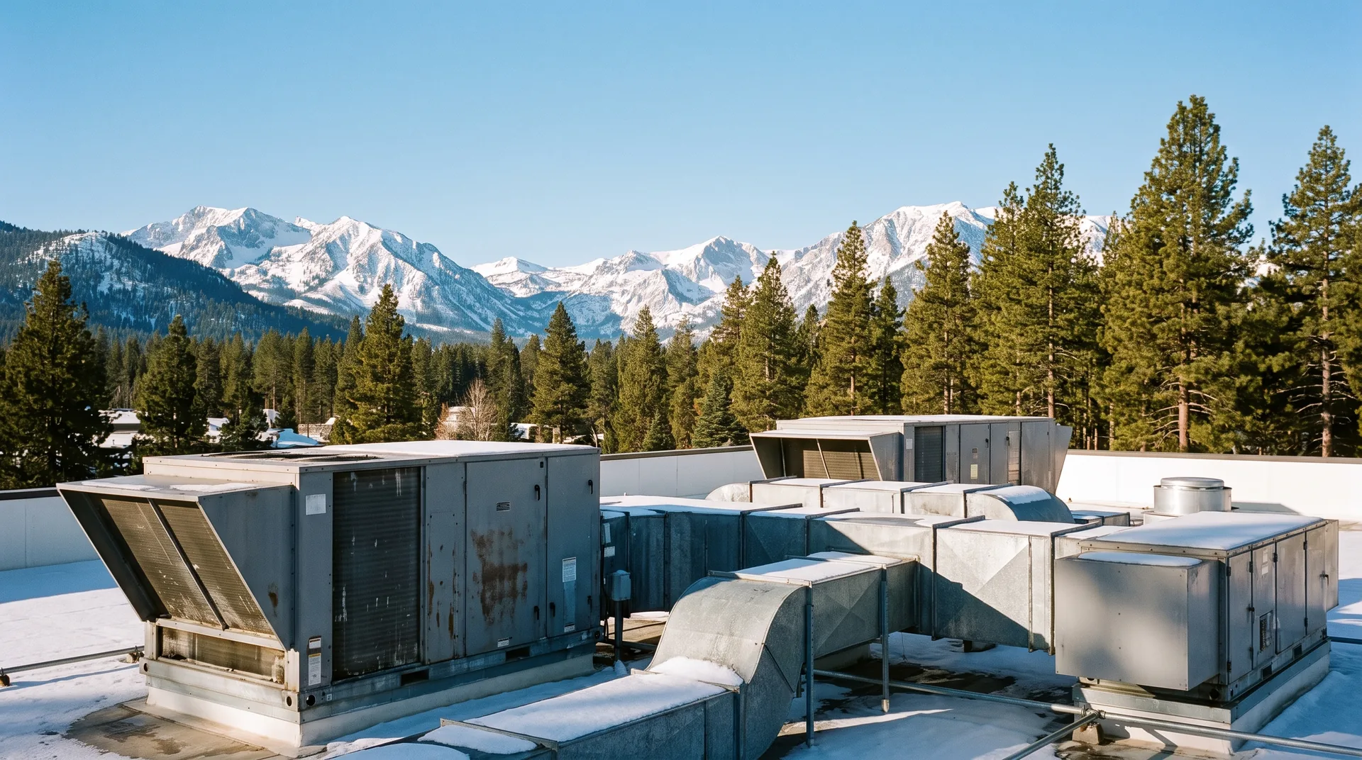Commercial HVAC service by MCR Services Inc.