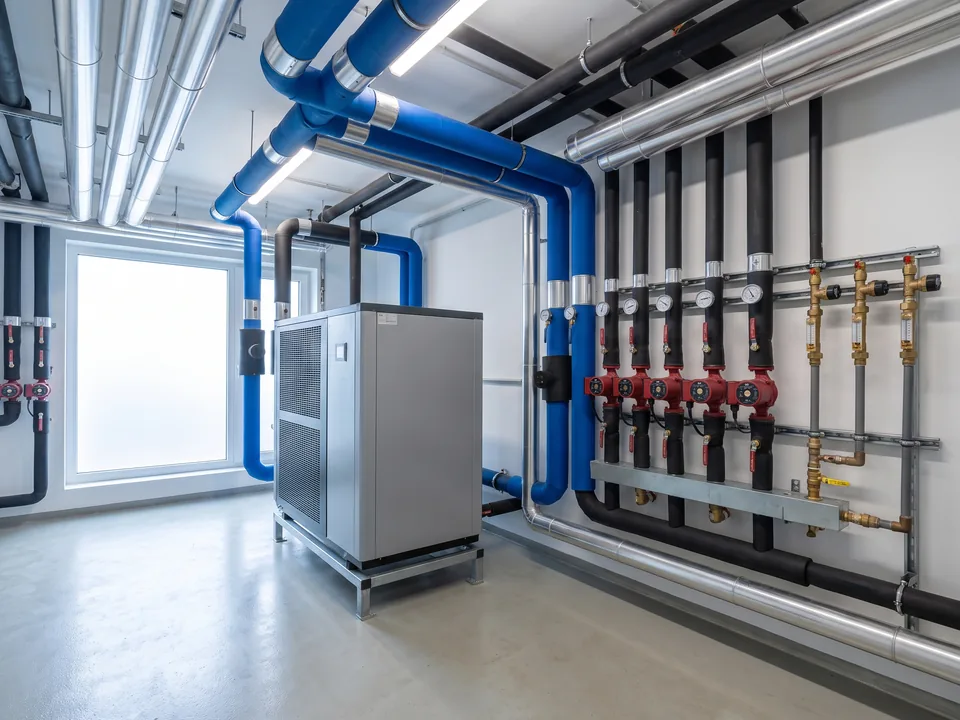 Geothermal & Water Source Heat Pumps — MCR Services commercial work